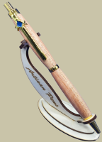 Click Ball Point Pen with Craft Gold Plated Fittings